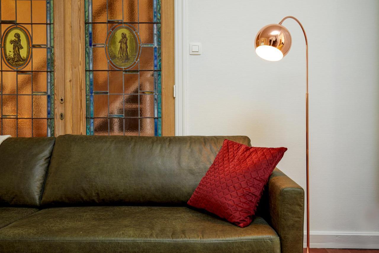Trendy, Authentieke Woning Met Groot Terras En Tuin Villa บรูจส์ ภายนอก รูปภาพ